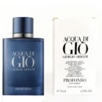 Acqua Di Gio Profondo By Giorgio Armani 75ml Tester