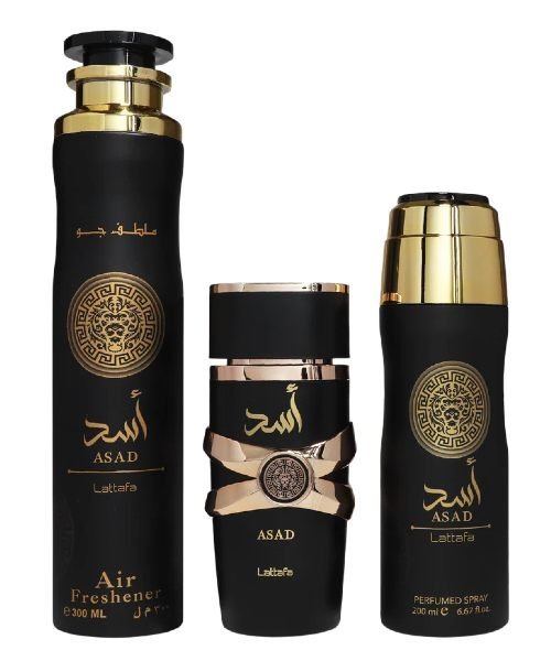 Asad-3Pcs-Gift-Set-By-Lattafa.jpg Asad 3Pcs Gift Set By Lattafa - Image 1