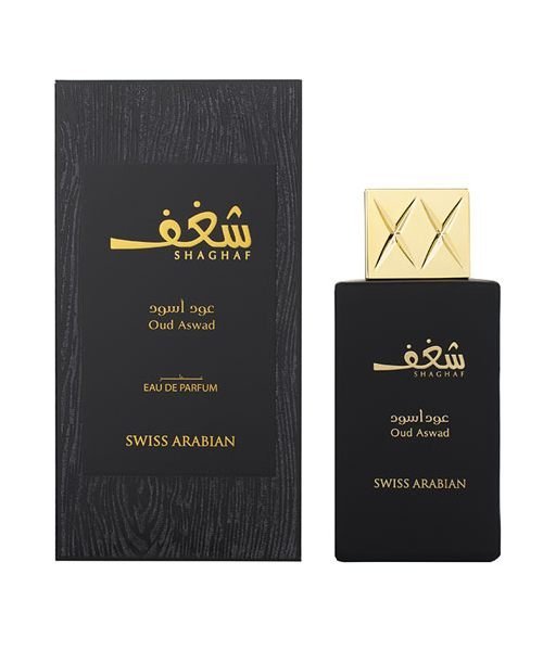 Shaghaf-Oud-Aswad-swiss-arabian-the-perfume-shop-pk.jpg Shaghaf Oud Aswad For Men By Swiss Arabian - Image 1
