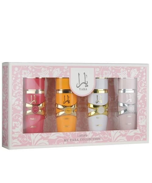 Yara-by-lattafa-gift-set.jpg My Yara Collection 4pcs Gift Set By Lattafa - Image 1