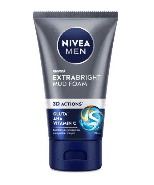 Extra Bright Mud Foam Nivea Extra Bright Mud Foam For Men By Nivea - Image 1